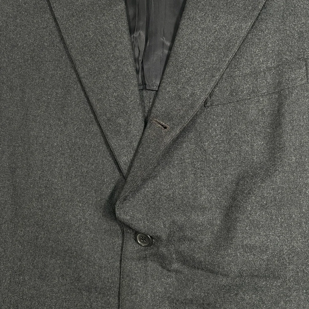 Vintage Brooks Brothers Blazer Mens 41R Gray Suit Jacket Sport Coat 80s 90s